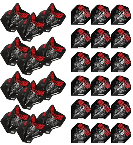 Winmau Rock Legends Motley Crue Feel Good Dart-Flights, 10 Sets pro Packung (30 Dart-Flights insgesamt)