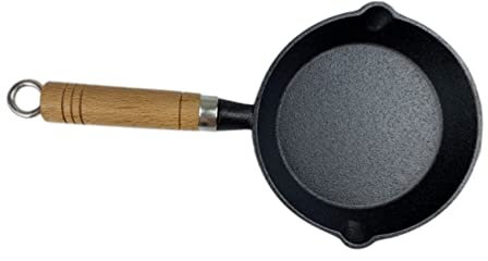 Mikinona 1 Stück Ölpfanne Küchenutensilien Pfanne Küchenhelfer Braten Eierpfanne Eierkochpfanne Bratpfanne Kochutensilien Mini Bratpfanne Eisenkochpfanne Haushaltspfanne