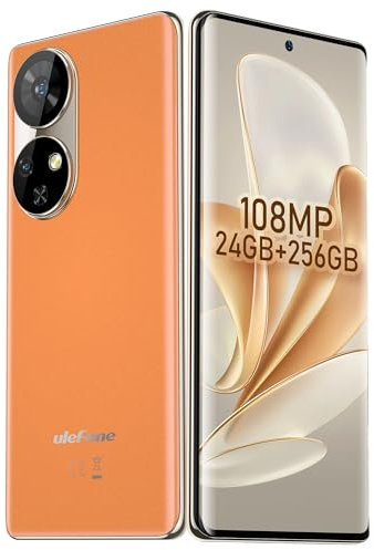 Ulefone Note 17 Pro Telefono Cellulare, 24 GB+256 GB, Fotocamera 108 MP+32 MP, Schermo Curvo AMOLED 6,78/120Hz, Android 13, 5050 mAh, 4G Dual SIM Smartphone Sbloccato/Face ID/Type-C/GPS/NFC-