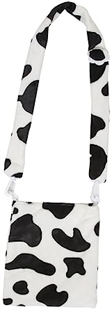 LIFKOME 1Stk Schultasche mit Kuhmuster damen geldbörsen Umhängetaschen für Damen im Trend Kuhmuster Schulranzen Trendige Schultertasche mit Kuhmuster Tasche für Studenten Polyester