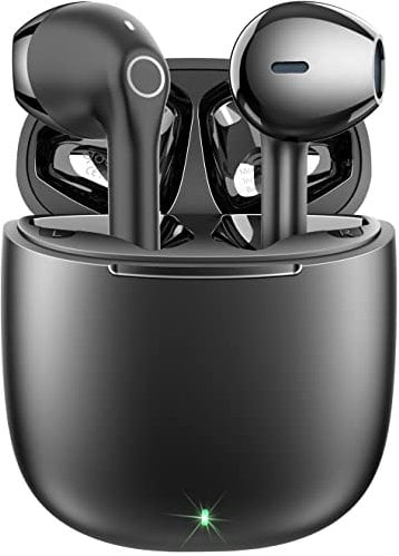 yobola Bluetooth Kopfhörer In Ear, Kopfhörer Kabellos Bluetooth 5.1 HiFi Stereoklang, IPX5 Wasserdicht Kabellose Kopfhörer Touch Control, Wireless Kopfhörer, Eingebautes Mikrofon, für Smartphone