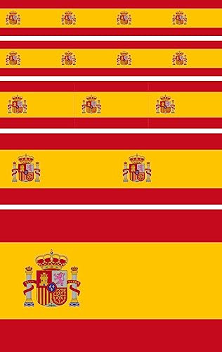 Daged Pegatinas de España, 14 unidades, diseño de bandera de vinilo, 14 F