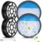 Kigniote 4 Pezzi Filtro HEPA per Aspirapolvere Rowenta RO2910EA RO2913EA RO2915EA RO2932EA RO2933EA RO2957EA RO2981EA Swift Power Cyclonic (Modello RO29xx) HEPA Sostituisce ZR904301 con Spazzole