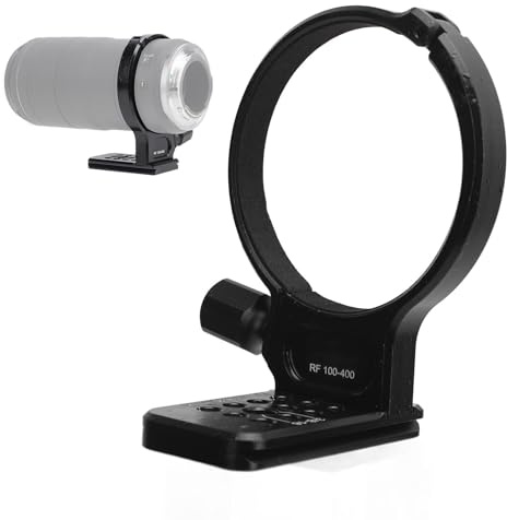 Stativ-Mount-Ring, Objektivhalterhalterhalter für RF 100-400 Mm F/5.6-8 Ist USM, Aluminium-Legierungsstand Basis mit 1/4 & 3/8 Zoll Schraubloch, Arca-Anschluss