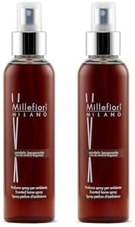 MILLEFIORI MILANO SPRAY PER AMBIENTE SANDALO BERGAMOTTO (Confezione da 2)