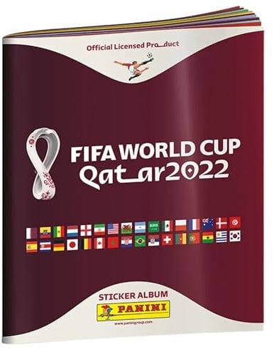 Panini WM World Cup 2022 Qatar Sticker | Leeres Sammelalbum Stickeralbum zum einkleben und Sammeln