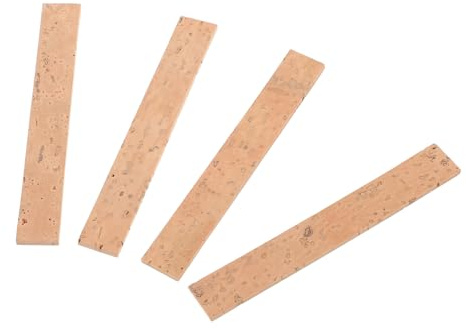 BESPORTBLE 4 Stück Korkset für Klarinettenhals und Trompetenglocke mit Verbesserter Klangqualität und Praktischem Mehrfachpack für Instrumentenreparatur