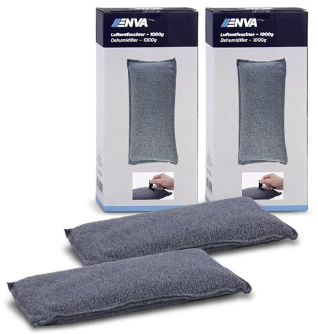 ENVA MADE FOR QUALITY 2X Luftentfeuchter, Autoentfeuchter mit Silica Gel -