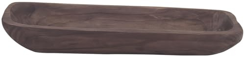 Rectangular Wooden Tray, Dough Bowl Handcrafted Rustic, Fruit Bread Decor, Natural Brown Color Wood Grain, Hotel Home Guesthouse