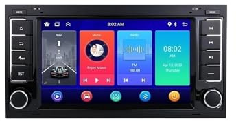 CarPlay Autoradio für mit CarPlay für Touareg T5 und für Transporter (VW, Baujahre 2002–2010) für Android Auto Bluetooth(4G 32G 8core)