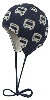 Döll Jungen Inka Bindemütze Strick Mütze, Blau (Navy Blazer 3105), 39