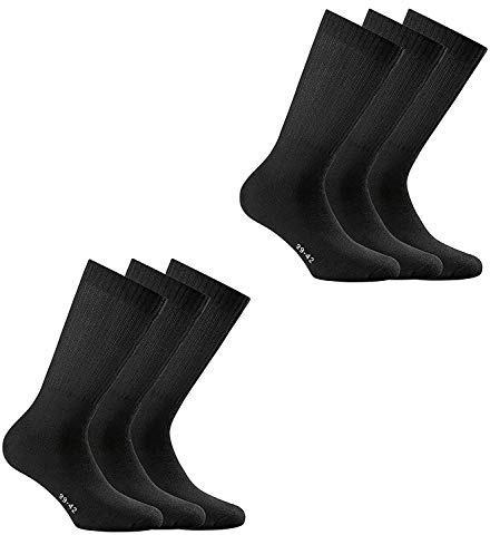 Rohner Basic Sport Socken 6 PAAR, Unisex Tennissocken