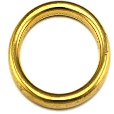 5 Rundringe 27 x 4,5mm Rein Messing Rundring O Ring Rundring