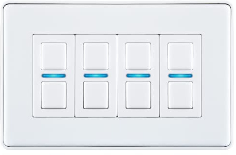 Lightwave RF Gen 2 Smart Dimmer 4 Gang White