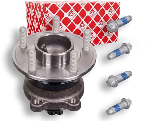 febi bilstein 102785 Wheel Bearing Kit with wheel hub, ABS sensor ring and additional parts, pack of one