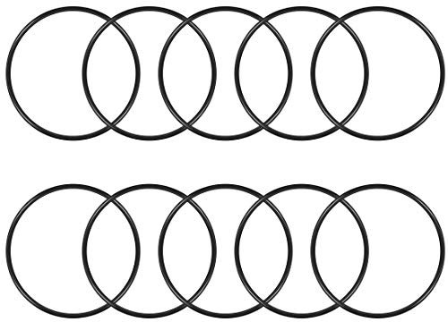sourcing map Packung mit 10 Nitrilkgummi O-Ringe 78mm AD 73,2mm ID 2,4mm Breit Dichtung