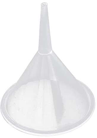 P Prettyia, mini imbuti per bottiglia da laboratorio, liquidi e oli essenziali, imbuto in plastica trasparente per casa cucina trucco