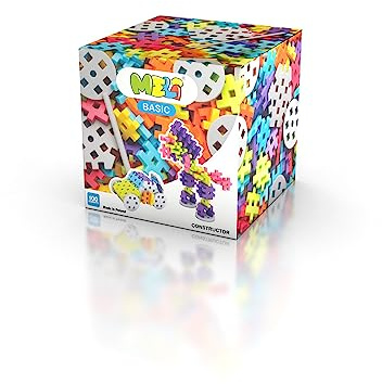 Meli 67221 Basic Constructor Creative Toy, Multi-Colour, Pack of 100