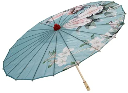 LOVIVER Paño Hecho Chino Oriental Danza Parasol Boda Foto Prop, 9, Individual