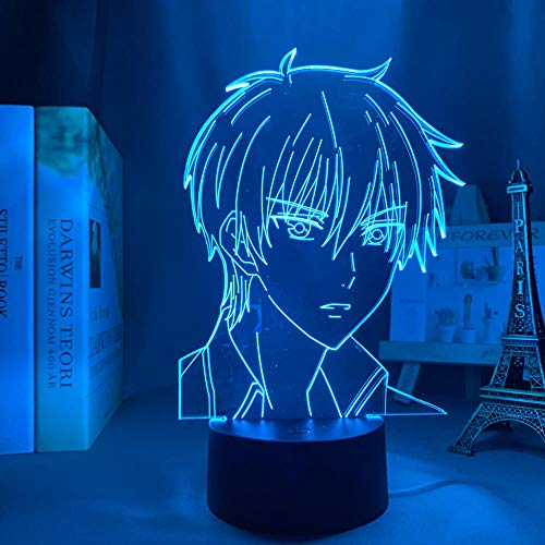 ZGSBT 3D Illusion Lamp Led Night Light Fruit Basket Anime Kyo Sohma for Furnishing Bedroom Birthday Christmas Boy and Girl Gift for Kids Desk Lamp Manga Christmas