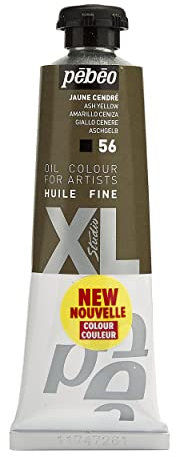 Pebeo - Óleo fino XL 37 ML - Pintura al óleo Amarillo - Pintura al óleo Pebeo - Amarillo ceniza 37 ml