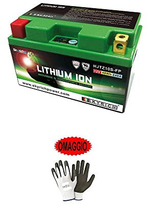 COMPATIBILE CON YAMAHA YZF R1 (RN191/192)(4C8) 1000 2007-2008 BATTERIA SKYRICH A LITIO SPECIFICA PER MOTO SCOOTER RICARICABILE 150X87X93-12V 48WH 240A LITHIUM ION LEGGERA POS. SX