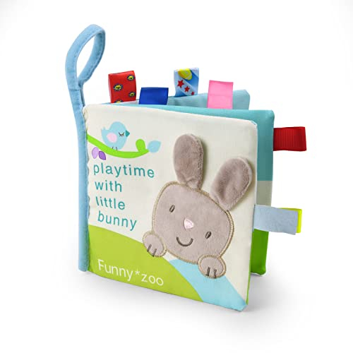 Vicloon Babybücher, Knisterbuch Baby ab 0 Monate Soft-Bilderbuch Stoffbücher Spielbuch für Babys Neugeborenes Kleinkinder Interaktives Bilderbuch Babyspielzeug Geschenke für Babys
