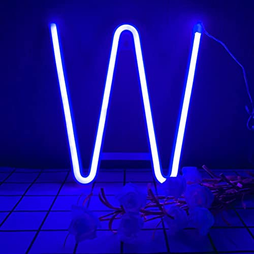 OOWOKS Neonschild mit Buchstaben, Neonschilder für Schlafzimmer, USB- oder Batterie-Neonlicht für Wand, LED-Neonlicht als Neon-Wandschilder für Mädchen, Buchstaben, Kinderzimmer, Wohnzimmer