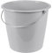 Keeeper Secchio Erik con Manico in Metallo, 10 L, Polipropilene, 28,5 x 28,5 x 26 cm, Nordic Grey (Grigio)