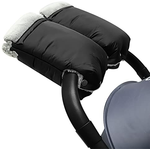 DAWRIS Scaldamani per passeggino,Guanti antigelo impermeabili extra spessi caldi per genitori caregiver Scaldamani taglia universale per passeggino, passeggino, rimorchio per bicicletta