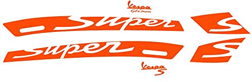 Aufkleber-Set kompatibel mit Motorrad Scooter Piaggio Vespa GTS 300 Super 2012