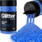 Hemway Premium Glitter Shaker - Sapphire Blue | Ultrafine Metallic Flake Sequins for Resin & Epoxy Crafts | Craft Supplies for Tumblers, Festival, Hair, Face, Body, Eye & Nail Art | 130 g