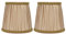 Kronleuchterschirme Lampenschirm E14 Lampenschirme 2er Set, Gold Uno Fitter Bell Lampenschirme für Hängelampe Tischlampe Stehlampe Ersatz