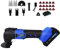 Brushless Oscillating Multi Tool, 300W Detail Sander Precision Cutter Saw Grinder Scraper, 4° Oscillation Angle, Variable Speed - 22pcs Accessory Kit with Sanding Pads, for cutting metal, tiles, nails