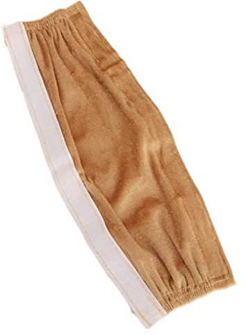 Cache Chaîne de Lustre, Tissu Cache Câble Flexible Beige pour Plafonnier
