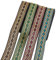 FINGERINSPIRE 14 m 4 Farben Jacquardband Borte Vintage Bestickte Polyesterbänder Mit Wellen Und Rautenmuster 20 mm Breites Geometrisch Gewebtes Band Nähband Für DIY Craft Home Decor