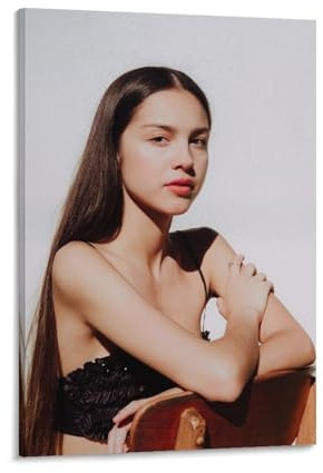 DAGUYS Póster de la cantante pop Olivia Rodrigo 19 pósteres impresos para pared, lienzo, decoración moderna para dormitorio, 40 x 60 cm