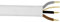 1.0mm 1mm 6243B White 3 Core & Earth 3C+E LSF Low Smoke Fume Flat Lighting Cable (5 Metre)
