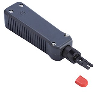 Yctze Netzwerkkabel-Drahtschneider und Schlag-Auflegewerkzeug Zum Einsetzen von Drähten in die Klemme, RJ45-Bix-Werkzeug, IDC-Einfügung, Auflegewerkzeug, 110/88,