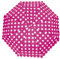 Undercover Faltbarer Mini-Regenschirm, kompakt, wasserdicht, winddicht, Supermini-Regenschirme mit Tasche, Rosa Punkte, Einheitsgröße