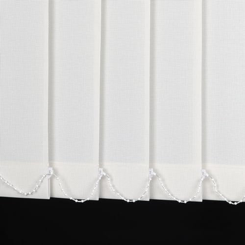 FENGSHOUU Lamellenvorhang Vertikaljalousie 89 mm Verdunkelungslamellen nach Maß,Vertikalanlage Schiebevorhang,Sonnenschutz Blendschutz,für Zuhause Büro,Inklusive Zubehör,Breite×Höhe (180cm x 150cm)