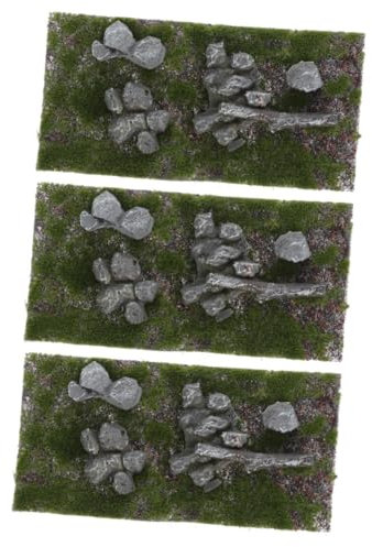 ifundom 3pcs Artificial Turf Decor Fake Grass Landscape Diy Grass Lawn Mat Turf for Home