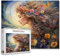 Tucocoo Fashion Girl with Flowers Jigsaw Puzzle 1000 Pieces Puzzles for Adults, Female Butterfly Art Jigsaw Puzzles for Challenging Family Activity Games Colorful DIY Puzzle for Home Decor Gifts