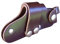 Generic Quick Draw Release Standard Leder-Messerscheide für Buck 110 Messer (Dunkelbraun)