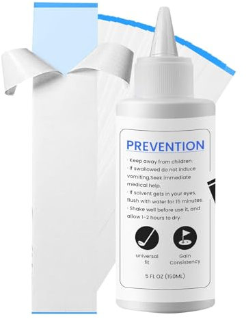 Kits de grips de golf,Kits de réparation de grips de clubs de golf - Solvant de préhension 5oz - Solvant de poignée sûr de 5oz, 15 cônes de papier, outil de regrippage des clubs de golf, accessoires d