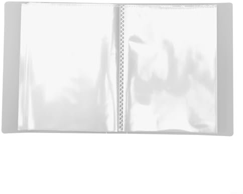 Fotoalbum für A6, durchsichtig, Kunststoff, wasserdicht, große Kapazität, Aufbewahrung für Fotos, Zertifikate, Briefe, Dokumenten-Organizer