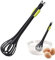 2 in 1 Food Clip Egg Whisk - Handheld Egg Mixer - Multifunctional Egg Beater - Egg Whisk Blender Bread Clip - for Boiled Eggs, Noodle, Bread, Innovative Kitchen Gadget for Gripping and Stirring Food