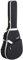 kowaku Borsa per chitarra di basso Custodia per chitarra elettrica Doppia borsa per chitarra con spalline regolabile, Nero Bianco