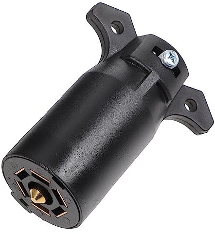 PRETYZOOM Poliger Anhängerstecker Flachstecker Für Anhängerbeleuchtung Kabelbaumstecker Kompatibel Mit Wohnwagen Und Fahrradanhänger
