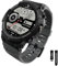 Black Shark GS3 Sport Smartwatch, Display AMOLED 1,43, Chiamate Bluetooth ENC, Durata Batteria di 18 Giorni, Impermeabile, GPS, 120+ Modalità Sport, Fitness Tracker, Monitoraggio Salute, Nero Nebbia